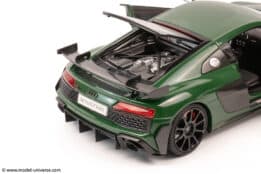 keng fai audi r8 v10 rwd green diecast model 09
