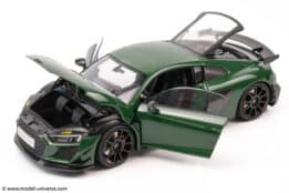 keng fai audi r8 v10 rwd green diecast model 12