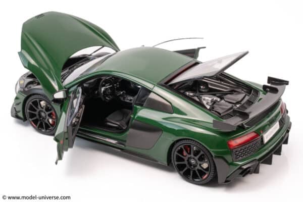 keng fai audi r8 v10 rwd green diecast model 13