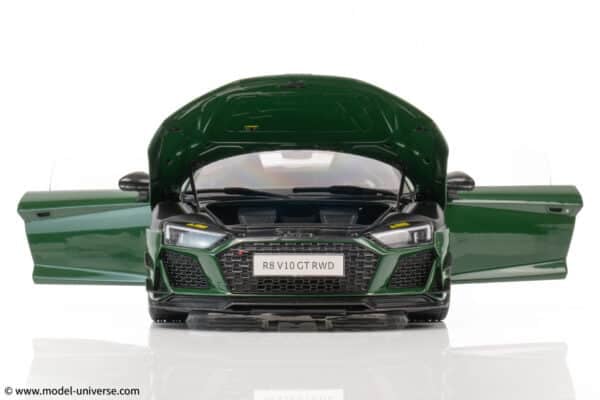 keng fai audi r8 v10 rwd green diecast model 15