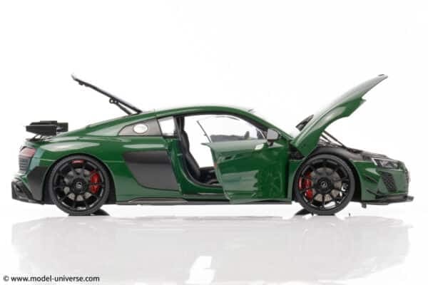 keng fai audi r8 v10 rwd green diecast model 16