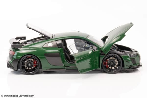 keng fai audi r8 v10 rwd green diecast model 17