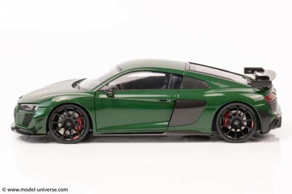 keng fai audi r8 v10 rwd green diecast model 20