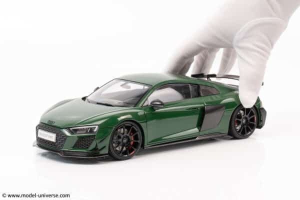 keng fai audi r8 v10 rwd green diecast model 23