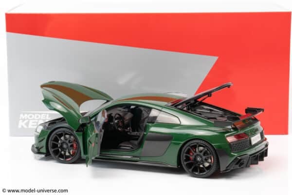 keng fai audi r8 v10 rwd green diecast model 25