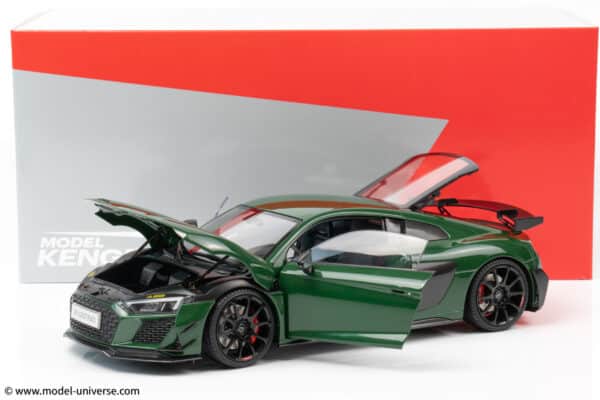 keng fai audi r8 v10 rwd green diecast model 26