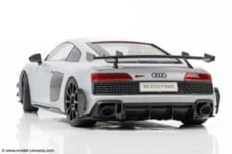 keng fai audi r8 v10 rwd light grey matt diecast model 02