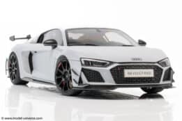 keng fai audi r8 v10 rwd light grey matt diecast model 03