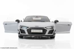 keng fai audi r8 v10 rwd light grey matt diecast model 04