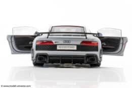 keng fai audi r8 v10 rwd light grey matt diecast model 05