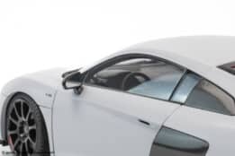 keng fai audi r8 v10 rwd light grey matt diecast model 07