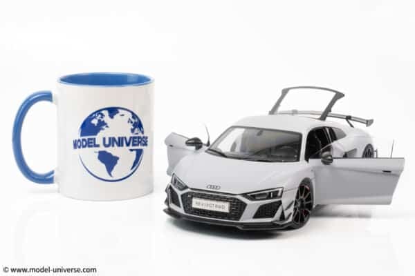 keng fai audi r8 v10 rwd light grey matt diecast model 20