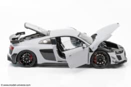 keng fai audi r8 v10 rwd light grey matt diecast model 23