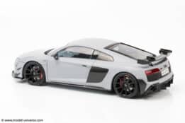 keng fai audi r8 v10 rwd light grey matt diecast model 25