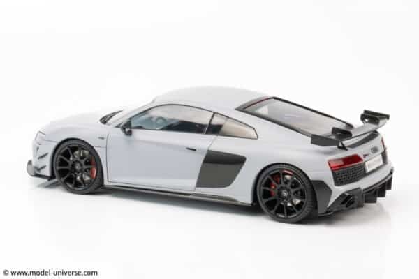 keng fai audi r8 v10 rwd light grey matt diecast model 25
