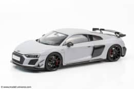 keng fai audi r8 v10 rwd light grey matt diecast model 26