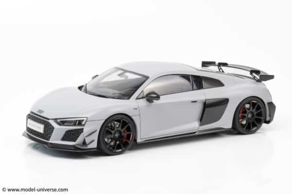 keng fai audi r8 v10 rwd light grey matt diecast model 26