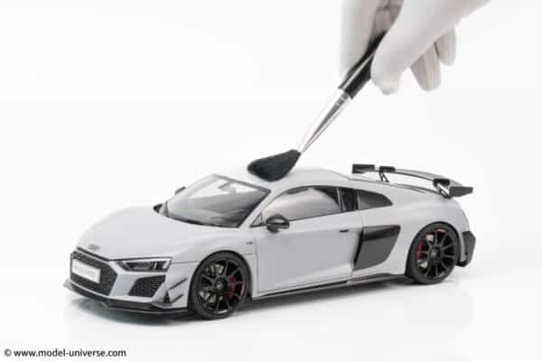 keng fai audi r8 v10 rwd light grey matt diecast model 28