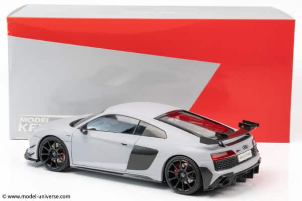 keng fai audi r8 v10 rwd light grey matt diecast model 29