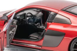 keng fai audi r8 v10 rwd red diecast model 02