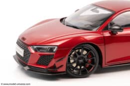 keng fai audi r8 v10 rwd red diecast model 06