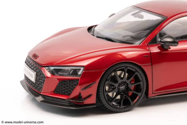 keng fai audi r8 v10 rwd red diecast model 07