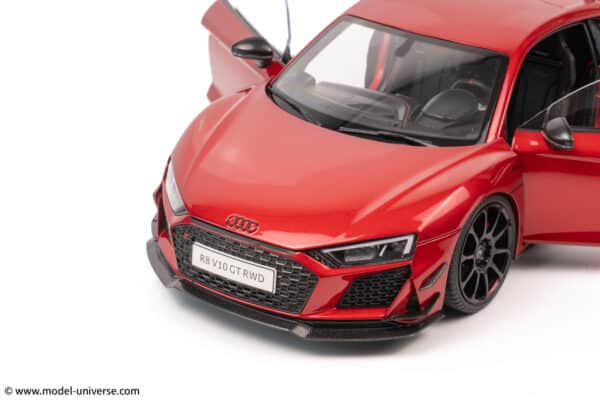 keng fai audi r8 v10 rwd red diecast model 11