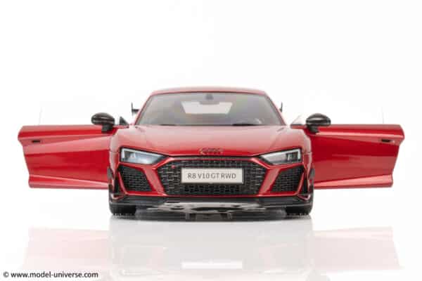 keng fai audi r8 v10 rwd red diecast model 15