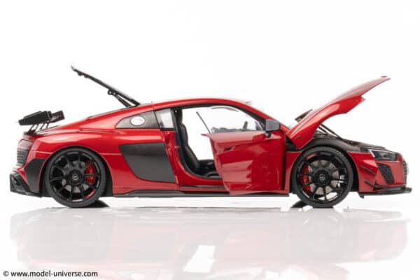 keng fai audi r8 v10 rwd red diecast model 16