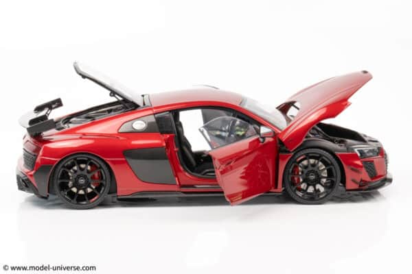 keng fai audi r8 v10 rwd red diecast model 17