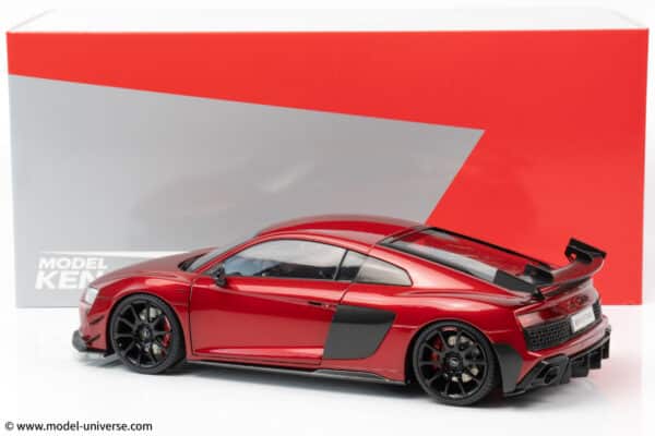 keng fai audi r8 v10 rwd red diecast model 24