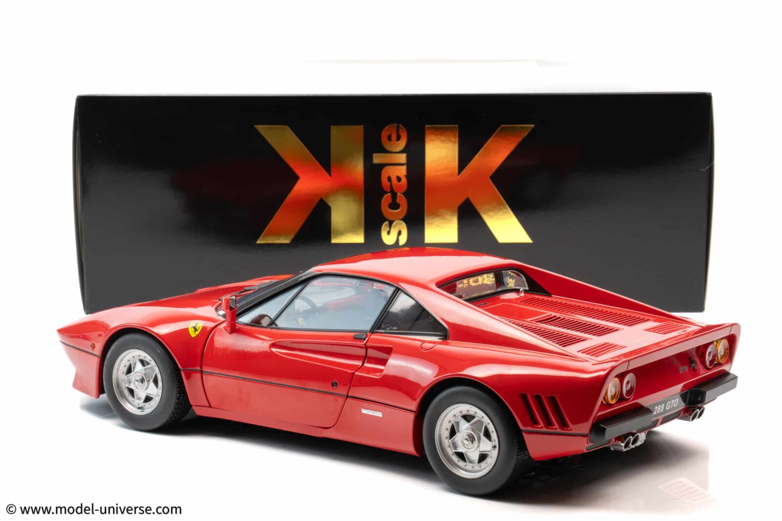 KK-Scale 1/12 フェラーリ 288 GTO 1984 (レッド) KK Scale - 1:12 Ferrari 288 GTO 1984 Red - Diecast Model
