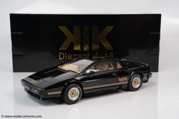 KK Scale - 1:18 Lotus Esprit Turbo 1981 Black / Gold - Diecast Model