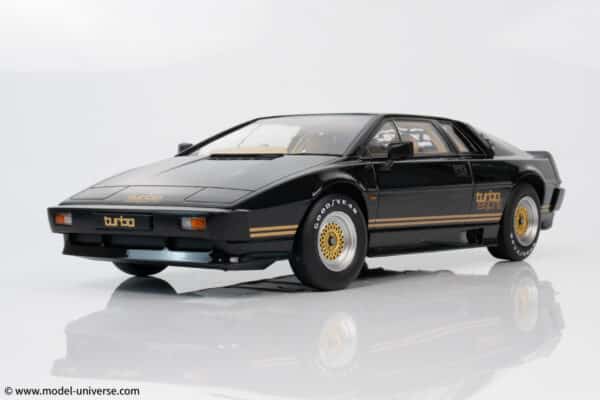 KK Scale - 1:18 Lotus Esprit Turbo 1981 Black / Gold - Diecast Model