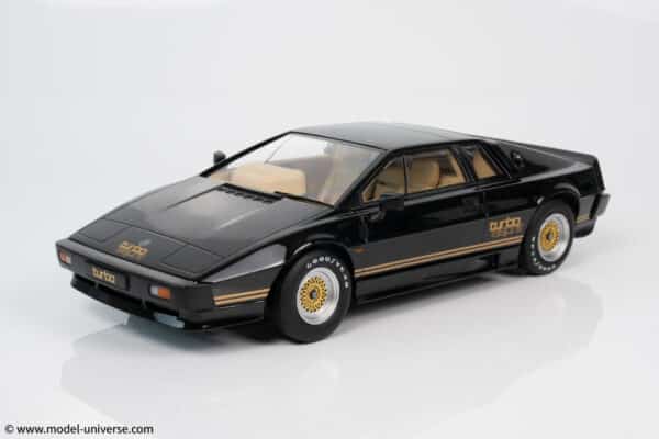 KK Scale - 1:18 Lotus Esprit Turbo 1981 Black / Gold - Diecast Model
