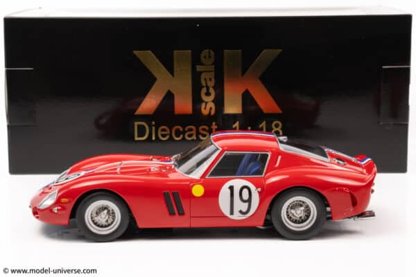 kk scale ferrari 250 gto 1962 le mans winner diecast model 14