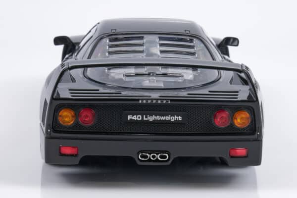KK Scale - 1:18 Ferrari F40 Lightweight (1990) Black - Diecast Model