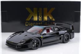 KK Scale - 1:18 Ferrari F40 Lightweight (1990) Black - Diecast Model