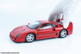 kk scale kkdc180694 ferrari f40 red diecast model 7