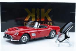KK Scale - 1:18 Ferrari 250 GT California Spyder European Version 1960 Red - Diecast Model