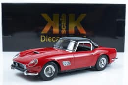 KK Scale - 1:18 Ferrari 250 GT California Spyder European Version 1960 Red - Diecast Model