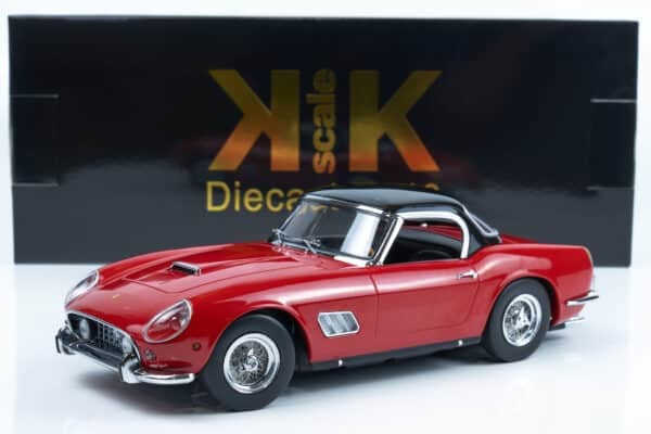 KK Scale - 1:18 Ferrari 250 GT California Spyder European Version 1960 Red - Diecast Model