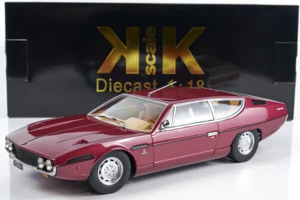 kk scale lamborghini espada s2 1970 red metallic diecast model kkdc181402 web