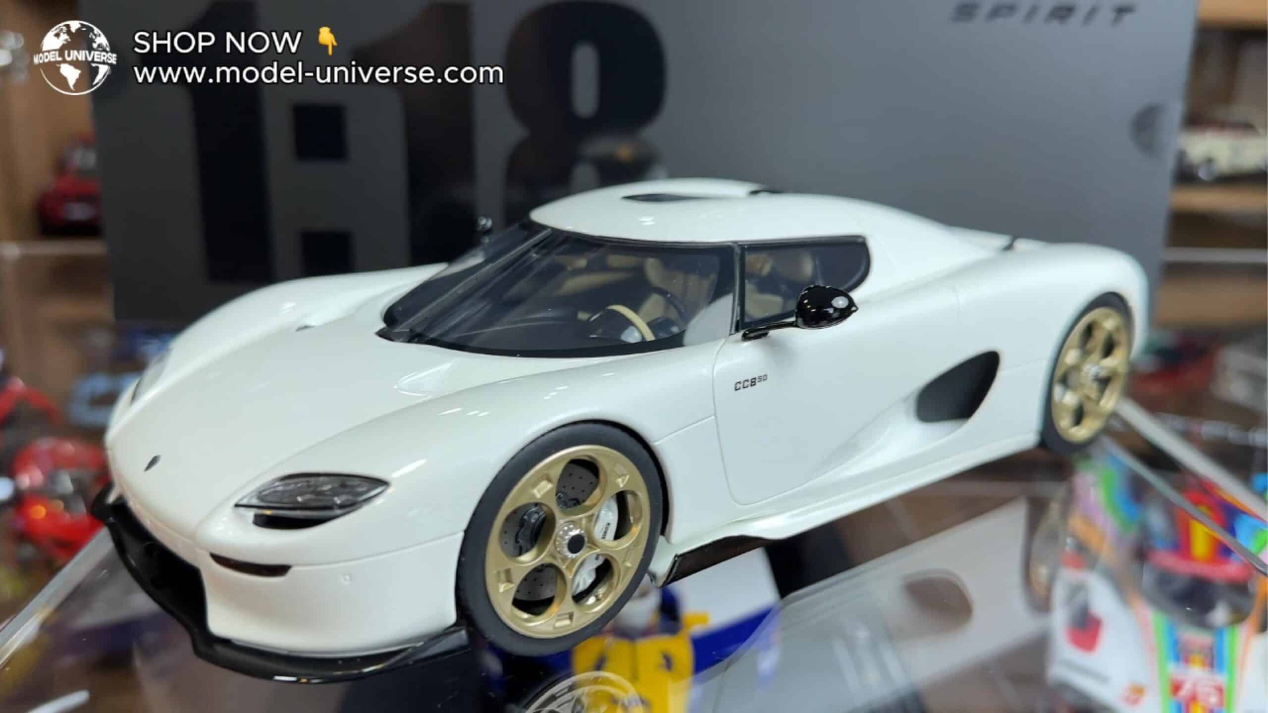 GT Spirit :18 ケーニグセグ CC850 クリスタルホワイト 2024 (GT903