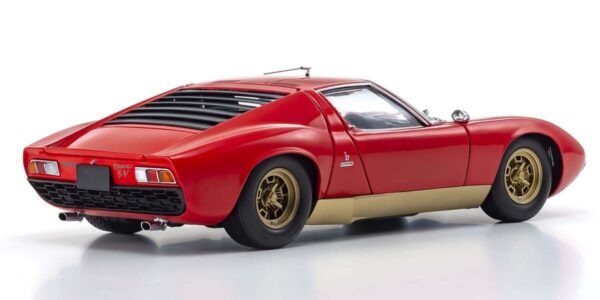 Kyosho 1:18 Lamborghini Miura P400SV Red Diecast Model KY8317R