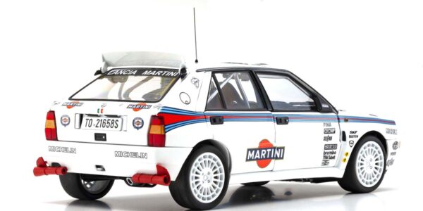 kyosho - 1:18 lancia delta hf integrale evoluzione test car (white)