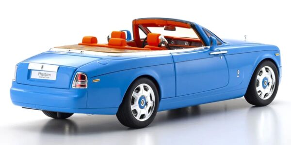 Kyosho 1:18 Rolls-Royce Phantom Drophead Coupe 2007 Light Blue (KS08871BL)