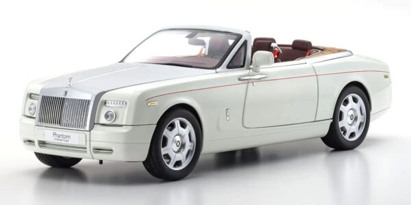 Kyosho 1:18 Rolls-Royce Phantom Drophead Coupe 2007 English White (KS08871EW2)