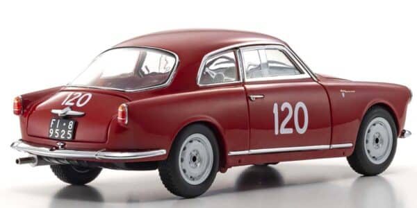 kyosho - 1:18 alfa romeo giulietta sv 1956 mille miglia (#120)