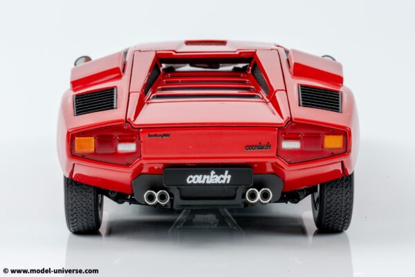 Kyosho - 1:18 Lamborghini Countach LP400 1974 Red - Diecast Model 28 kyosho 08321rt lamborghini countach lp400 s red diecast model 07